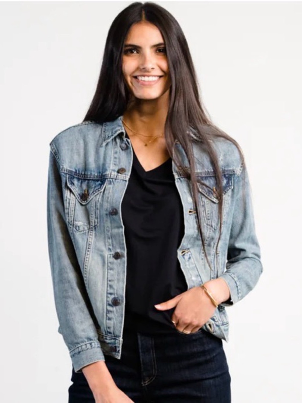 Able Merley Denim Jacket NWOT